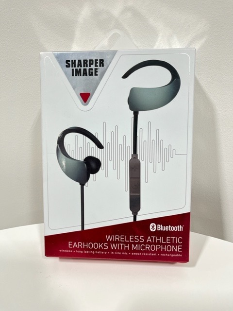 Sharper Image BT Wireless Earbuds Gummental