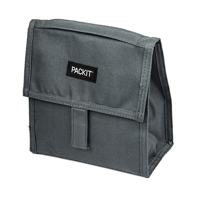 PackIt Freezable Mini Lunch Bag, Gray